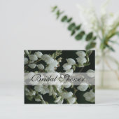 Lilly of the Valley Uitnodiging voor een bruiloft Briefkaart (Staand voorkant)