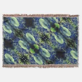 Lilly Pad Blanket Throw Blanket Deken