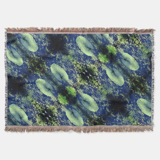 Lilly Pad Blanket Throw Blanket Deken (Voorkant)