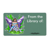 Lilly Pad Fairy Book Label (Voorkant)