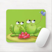 Lilly Pad Frogs Mousepad Muismat (Met muis)