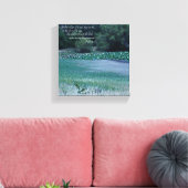 Lilly Pond - Psalm 91 11-12 Canvas Afdruk (Insitu (Woonkamer))