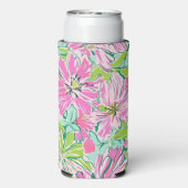Lilly Preppy Bach Beach / Pool Party Coozie (Seltzer Achterkant)