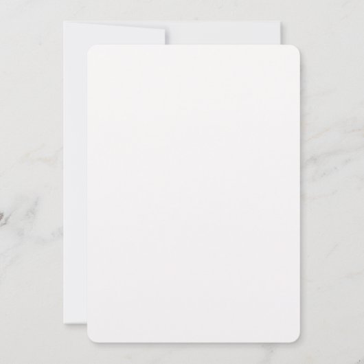 Lilly van de Vallei Bruiloft Kaart (Achterkant)