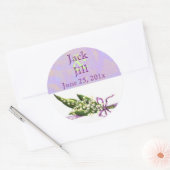 Lilly van de Valley BRIDAL datum sticker (Envelop)