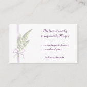 Lilly van de Valley BRIDAL RSVP kaart (Achterkant)