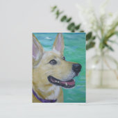 Lilly via een rivier briefkaart (Staand voorkant)