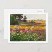 Lilly Walther "Zomerlandschap" schilderij Briefkaart (Voorkant / Achterkant)