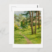 Lilly Walther "Zomerlandschap" schilderij Briefkaart (Voorkant / Achterkant)