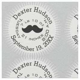 Lil'Man Black Mustache Birth Record Stats Stof
