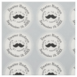 Lil'Man Black Mustache Birth Record Stats Stof