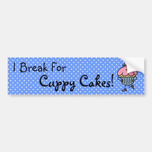 Lil'Miss Cuppy Cake Bumpersticker (Voorkant)