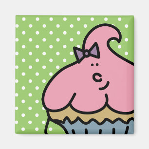 Lil'Miss Cuppy Cake Magnet