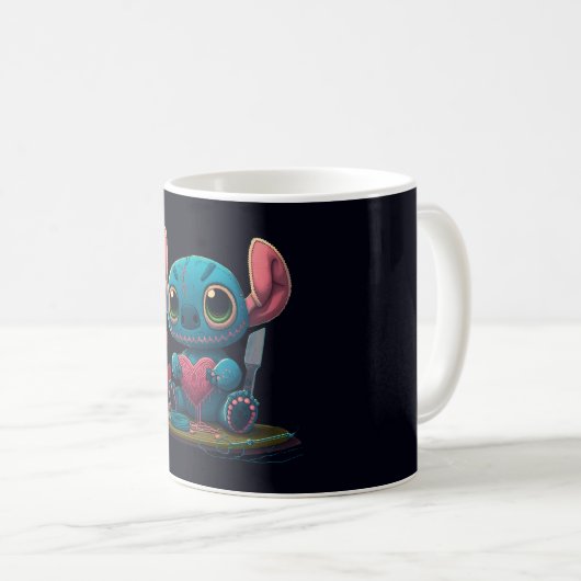 Lilo and Stitch Valentijn Hearts Graphic Mok (Voorkant rechts)