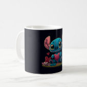 Lilo and Stitch Valentijn Hearts Graphic Mok (Voorkant links)