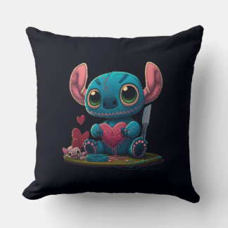 Lilo and Stitch Valentijn Hearts Graphic Pillow Kussen