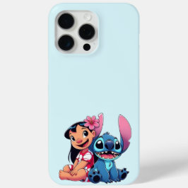 Lilo en Stitch Tropical Fun: iPhone 15 Pro Max Hoesje