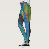 Lilo- Turquoise Cutouts Leggings (Links)