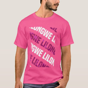 Lilongwe Camo Patroon Roze Camouflage T-shirt