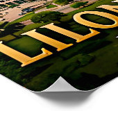 Lilongwe Tuinen en Moderne Malawi Geest Poster (Hoek)