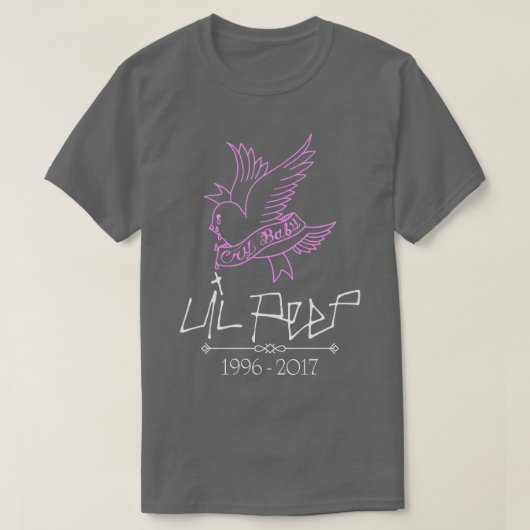 LilPeep Rapper Cry baby Hell Boy T-shirt (Design voorkant)