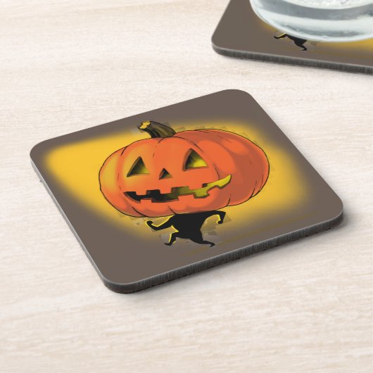 Lil'Pumpkin Head Bier Onderzetter (Linkerzijde)