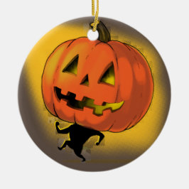 Lil'Pumpkin Head Keramisch Ornament