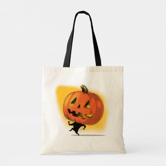 Lil'Pumpkin Head Tote Bag (Achterkant)