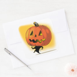 Lil'Pumpkin Head Vierkante Sticker