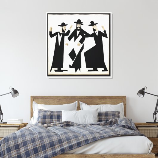 lilt C panel Canvas Afdruk (Insitu (Slaapkamer))