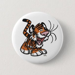 Lil'Tiger-knoppenbadge Ronde Button 5,7 Cm