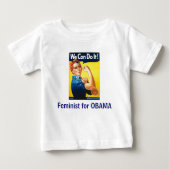 Lilttle Feminist voor OBAMA (Voorkant)