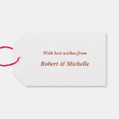 Lily all-gelegenheid cadeau label cadeaulabel (Achterkant Horizontaal)