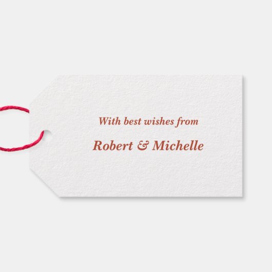 Lily all-gelegenheid cadeau label cadeaulabel (Achterkant Horizontaal)