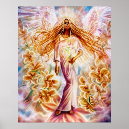 Lily Angel van Lisa Iris Poster (Voorkant)