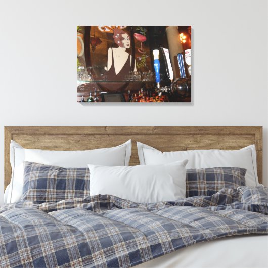 Lily Bar Canvas Afdruk (Insitu (Slaapkamer))