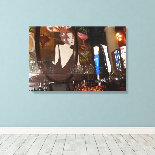 Lily Bar Canvas Afdruk (Insitu (Houten vloer))