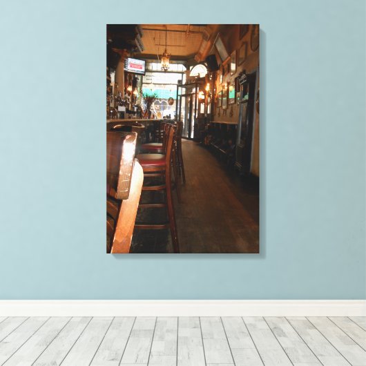 Lily Bar Canvas Afdruk (Insitu (Houten vloer))