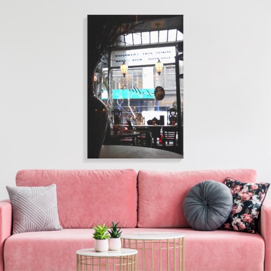 Lily Bar Canvas Afdruk (Insitu (Woonkamer))