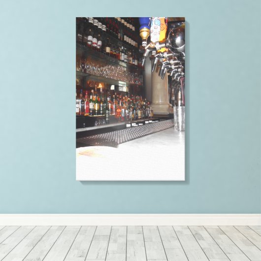 Lily Bar Canvas Afdruk (Insitu (Houten vloer))