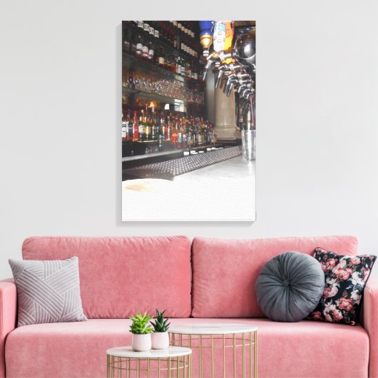 Lily Bar Canvas Afdruk (Insitu (Woonkamer))