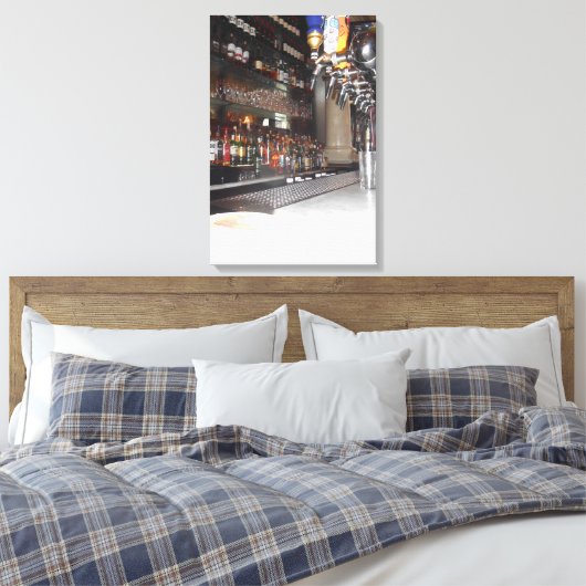 Lily Bar Canvas Afdruk (Insitu (Slaapkamer))