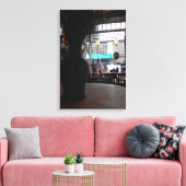 Lily Bar Canvas Afdruk (Insitu (Woonkamer))