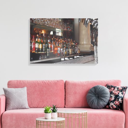 Lily Bar Canvas Afdruk (Insitu (Woonkamer))