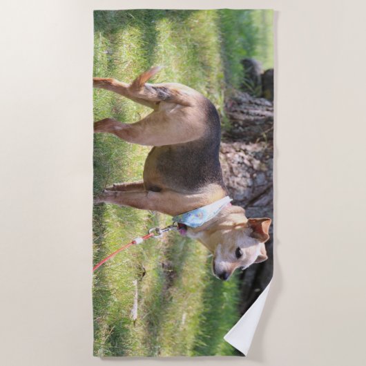 Lily Beach Towel Strandlaken (Voorkant)