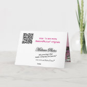 Lily Beautiful Day-kaart - elke gelegenheid aanpas Kaart (Achterkant)