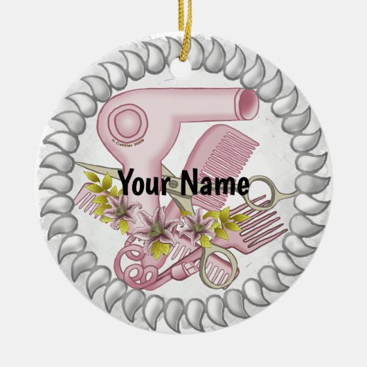Lily Beauty Parlor Schoonheidsspecialiste ornament (Voorkant)