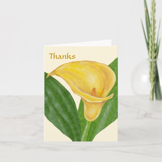 Lily bedankt je kaart (Voorkant)