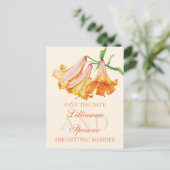 Lily bel prima kunst Sparen het briefkaart van de (Staand voorkant)