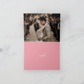 Lily bell art dank u uw foto binnenkaart bedankkaart (Binnen)